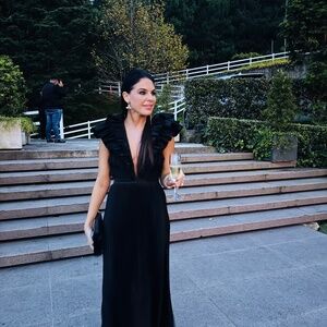 Beautiful Tuileries Gown in Noir L'IDEE